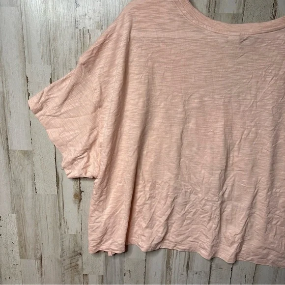 Old Navy Size 3X Light Pink FORCE OF NATURE Graphic Short Sleeve Womens Top - Picture 13 of 14